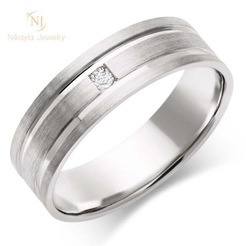 Nikayla Rings - Silver Two Hole Wt Diamond Plus
