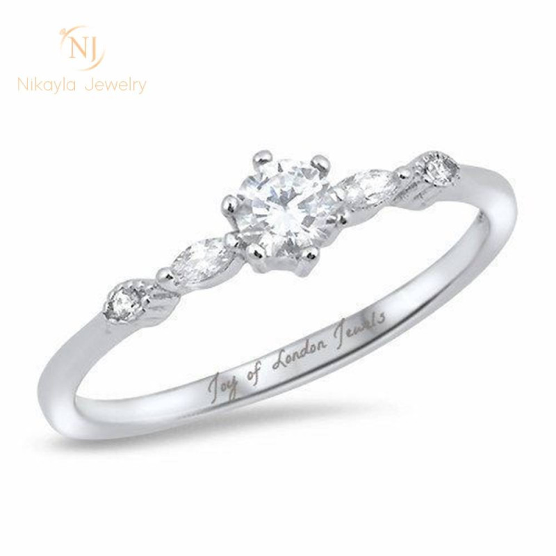 Nikayla Rings - Simple Ring Silver D1