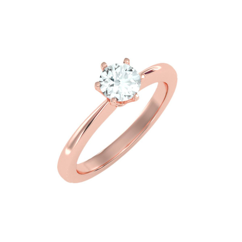 Nikayla Jewelry Solitaire Silver Rosegold D5