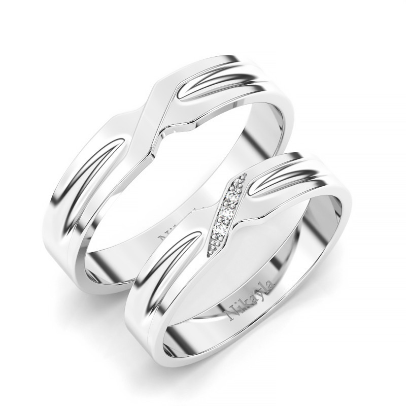 Nikayla Rings Silver Rolling Elegant D