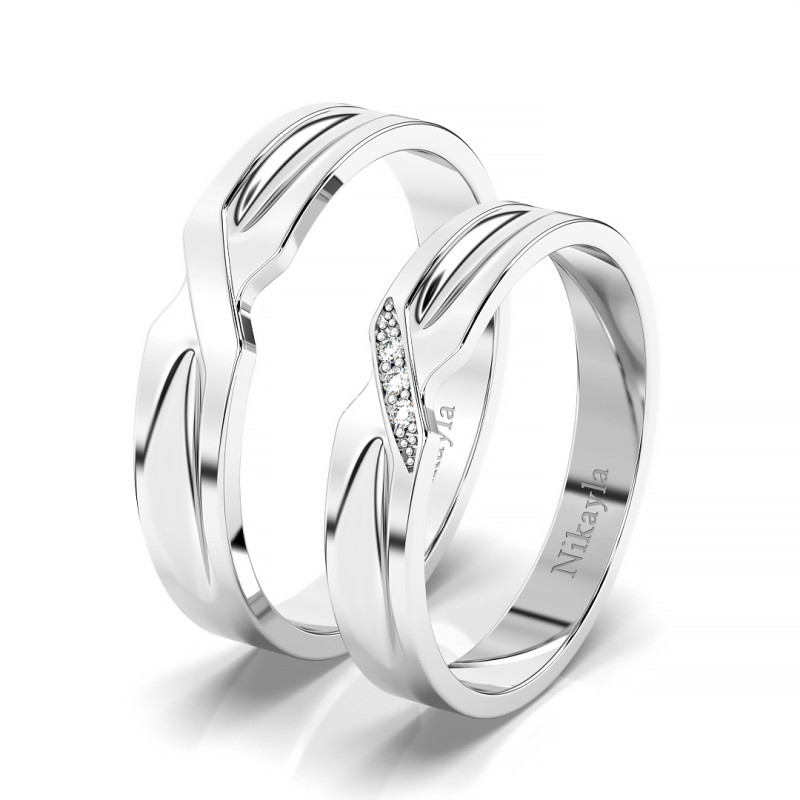 Nikayla Rings Silver Rolling Elegant D