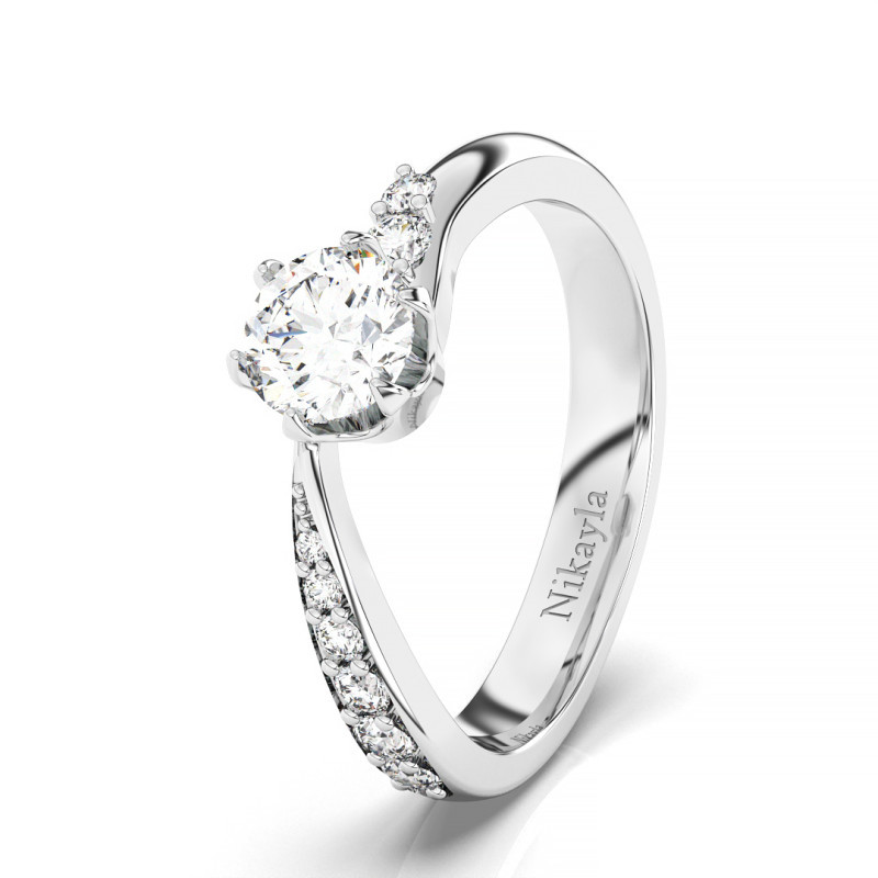 Nikayla Solitaire Aesthetics SIlver Ring