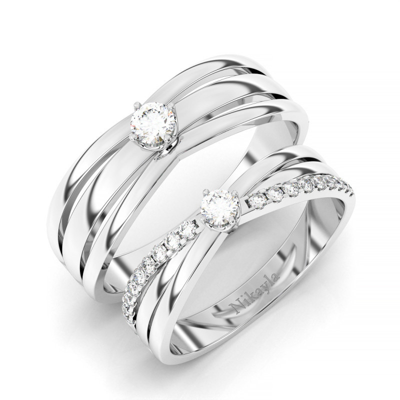 Nikayla Precious Elegance Couple Ring