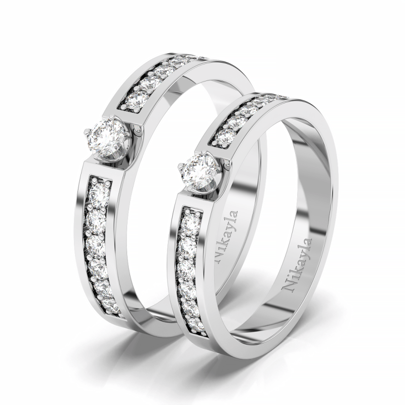 Nikayla Ring Silver Glamour Diamond Fully