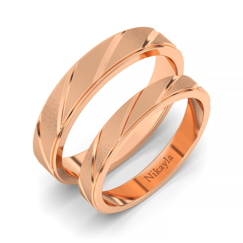 Nikayla Rings Blade Doff Rosegold Motif