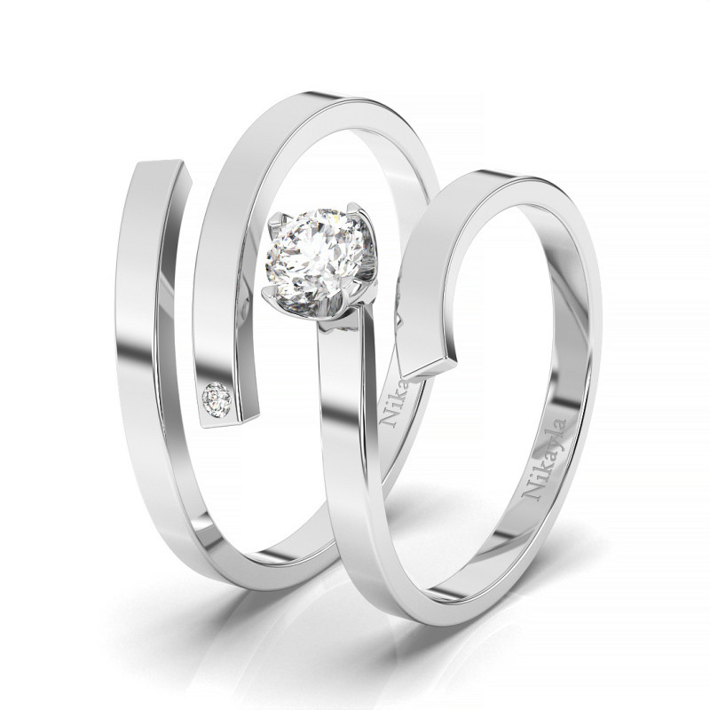 Nikayla Rings Wood Hard Diamond F2