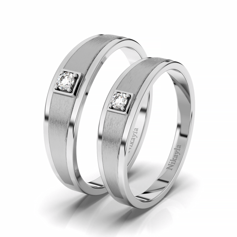 Silver Couple Ring Silver Rings for couples – Zevrr