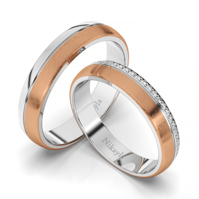 Nikayla - Silver Combine Rosegold Doff D +