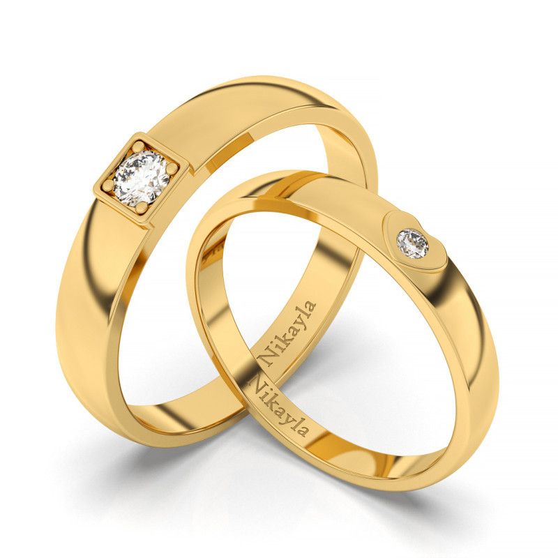 Nikayla Rings Simple Couple Sweetly