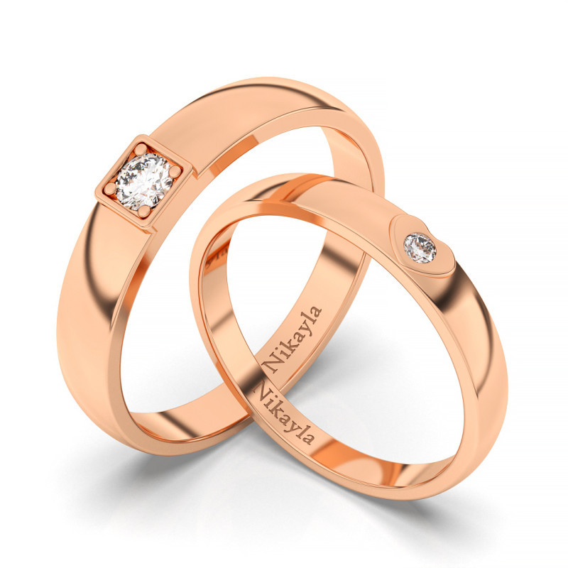 Nikayla Rings Simple Couple Sweetly