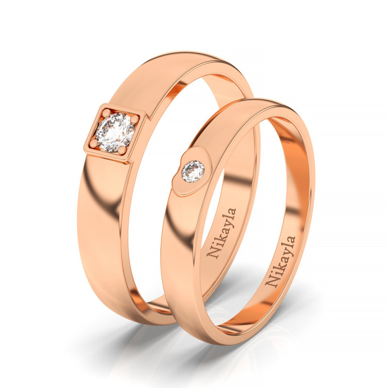 Nikayla Rings Simple Couple Sweetly