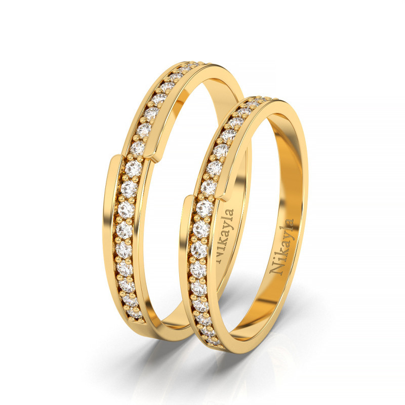 Nikayla Rings Microset Diamond Center Luxury