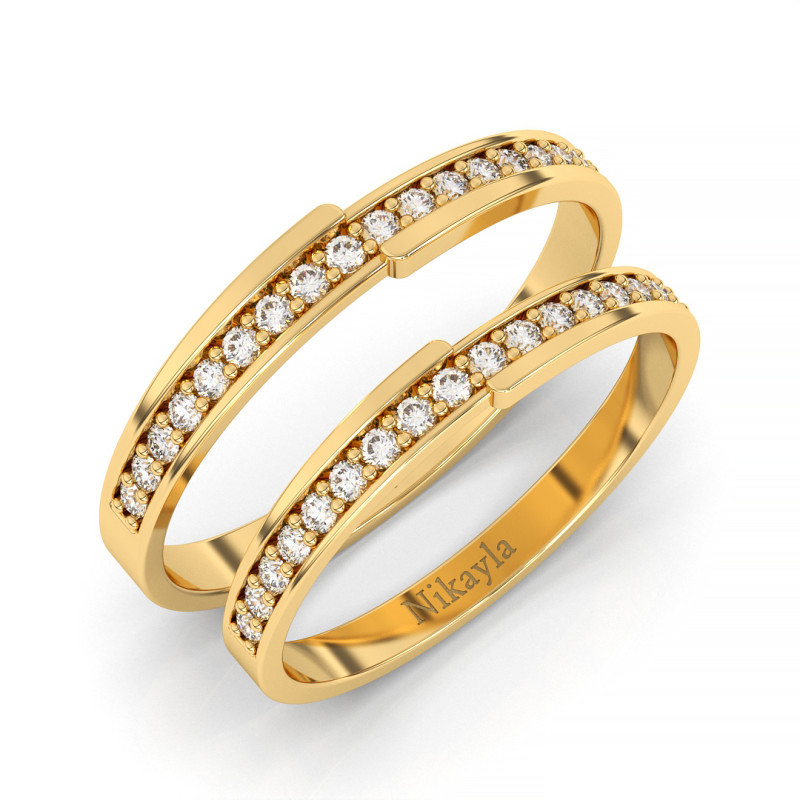 Nikayla Rings Microset Diamond Center Luxury