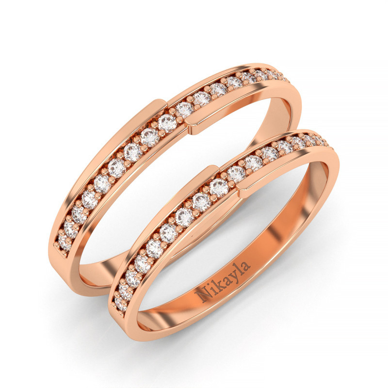 Nikayla Rings Microset Diamond Center Luxury