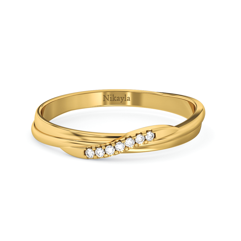 Nikayla S Diamond Design Gold 18K Ring