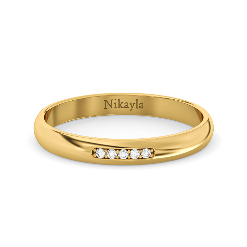 Nikayla V Diamonds Tiny Lux Gold 18K