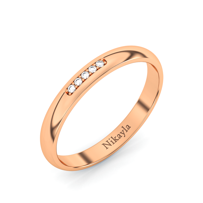 Nikayla V Diamonds Tiny Lux Gold 18K