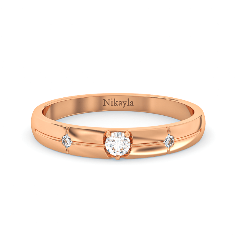 Nikayla Rock Diamond Gold 18k