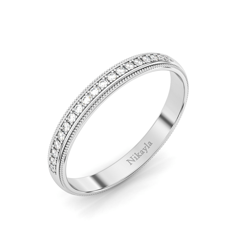 Nikayla Long Round Diamonds 18K Gold