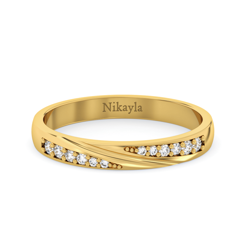 Nikayla Luxury Diamond Arrow Gold 18K