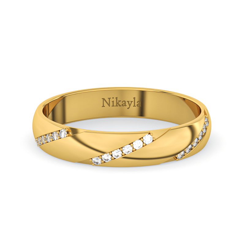 Nikayla Wind of Diamonds Ring Gold 18K