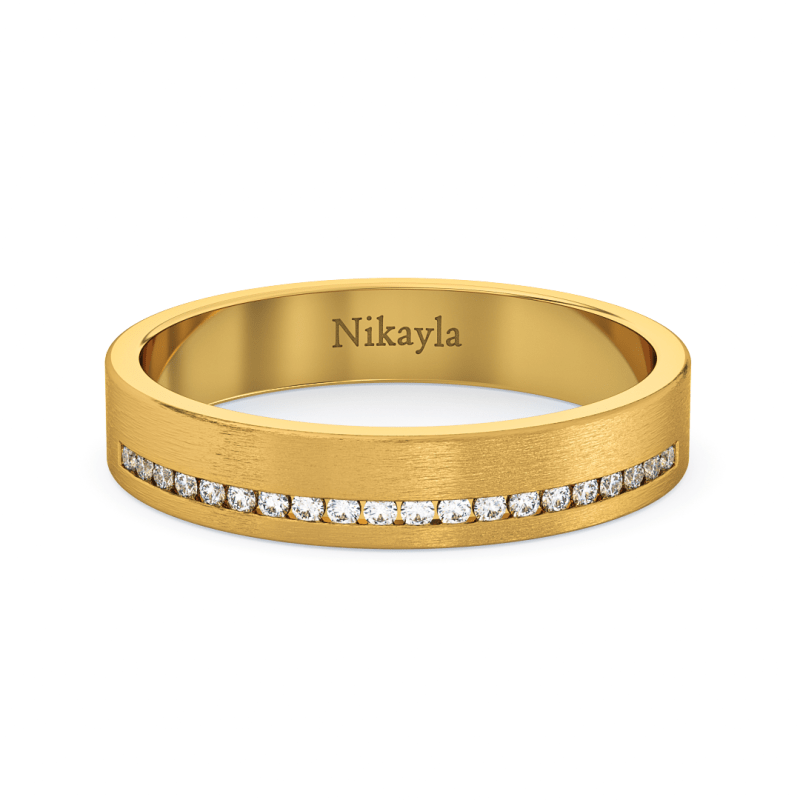 Nikayla Long Diamonds Ring Gold 18K