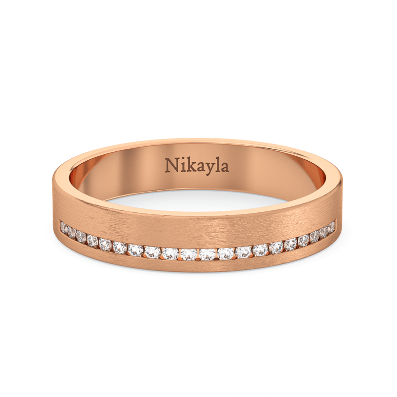 Nikayla Long Diamonds Ring Gold 18K