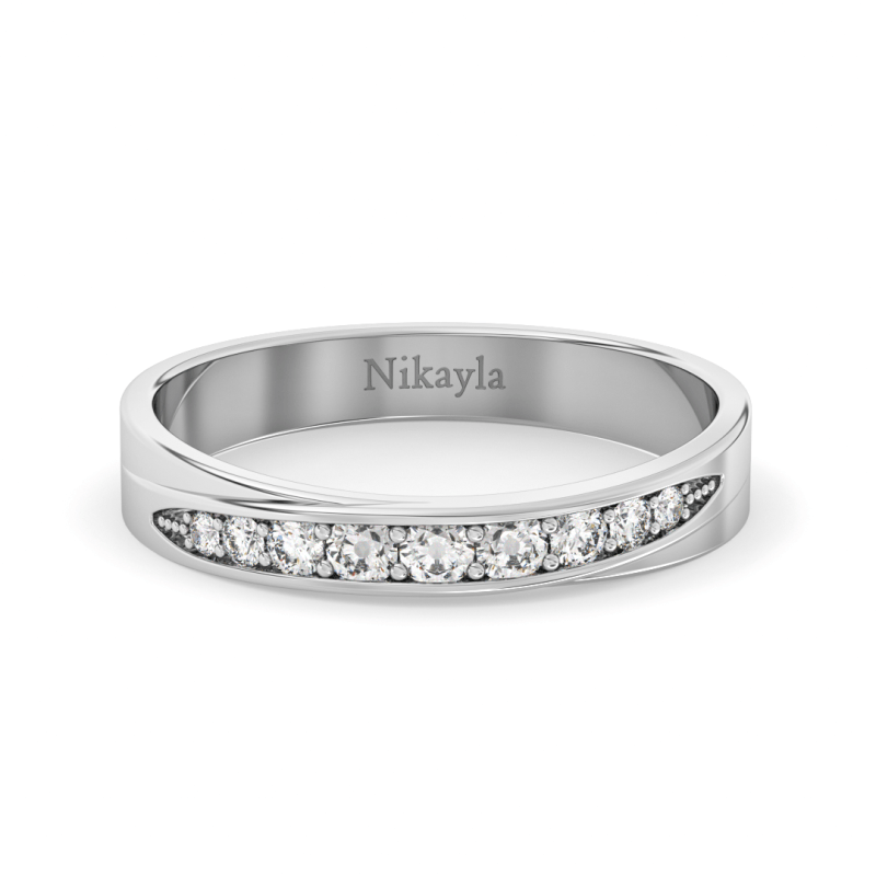 Nikayla Elegant Diamond S Ring Gold 18K