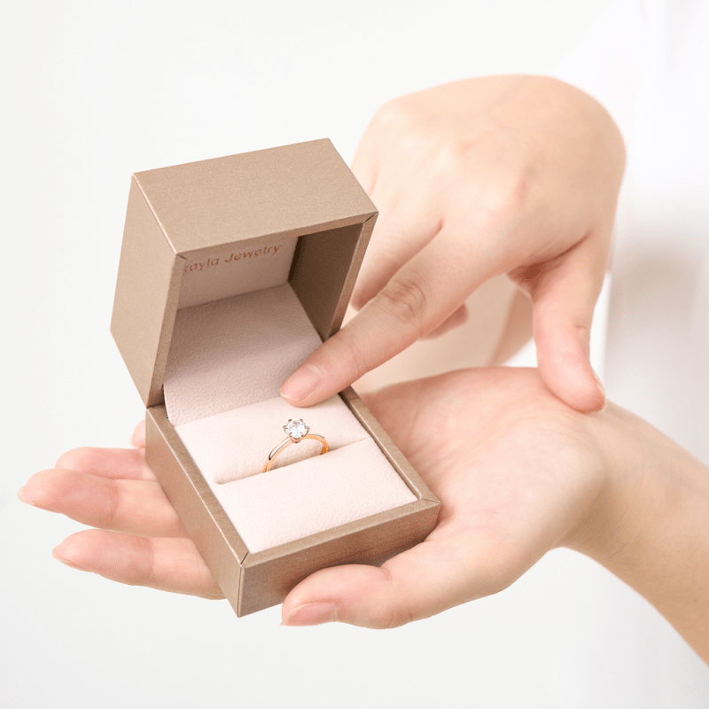 Nikayla Rings Silver Couple Sweet Solitaire